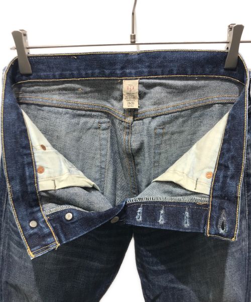RRL（ダブルアールエル）RRL (ダブルアールエル) LOW STRAIGHT JEANS　782504846001 ブルー サイズ:28の古着・服飾アイテム
