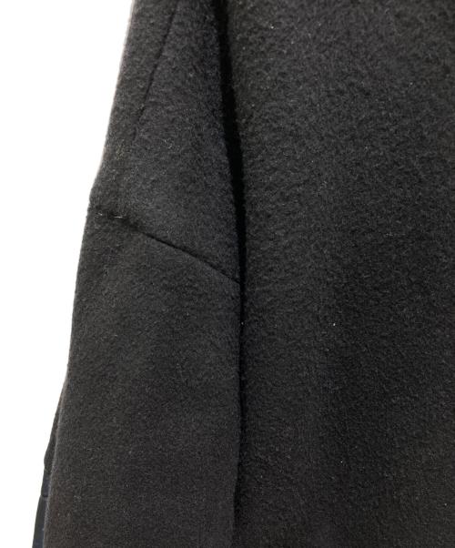 ENFOLD（エンフォルド）ENFOLD (エンフォルド) 圧縮ビーバーキルティングAラインコート ブラック サイズ:38の古着・服飾アイテム