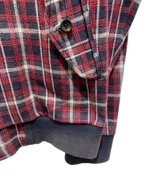 FRED PERRY（フレッドペリー）FRED PERRY (フレッドペリー) チェックスイングトップ レッド×ネイビー サイズ:Lの古着・服飾アイテム