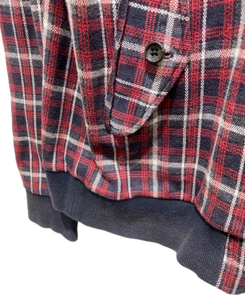 FRED PERRY（フレッドペリー）FRED PERRY (フレッドペリー) チェックスイングトップ レッド×ネイビー サイズ:Lの古着・服飾アイテム