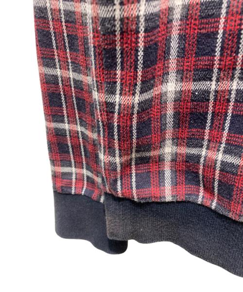 FRED PERRY（フレッドペリー）FRED PERRY (フレッドペリー) チェックスイングトップ レッド×ネイビー サイズ:Lの古着・服飾アイテム