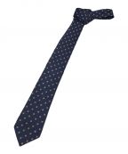 GUCCIグッチ）の古着「シルクタイ」｜ネイビー×イエロー