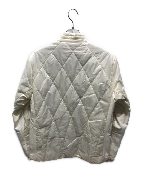 monzee（モンジー）monzee (モンジー) 軽量中綿ブルゾン　M08165 アイボリー サイズ:Mの古着・服飾アイテム
