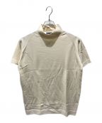 Culbhausクラブハウス）の古着「半袖モックネックニット」｜ベージュ