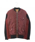 glambグラム）の古着「Reversible multi MA 1」｜レッド×ベージュ