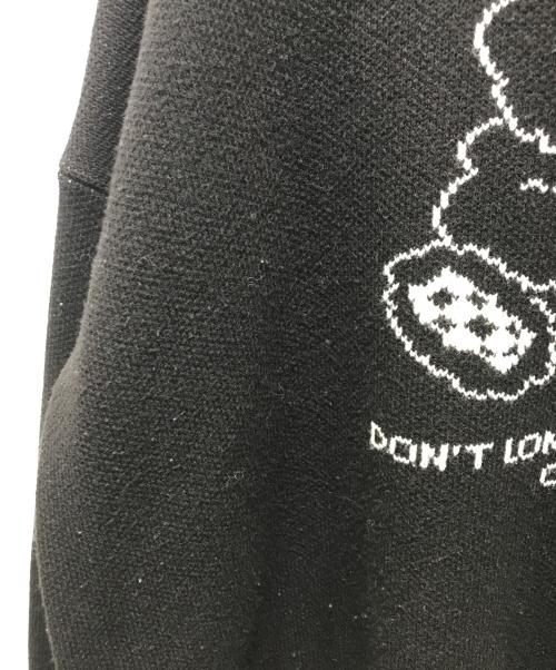 OY（オーワイ）OY (オーワイ) クルーネックニット ブラック サイズ:記載無しの為実寸参照の古着・服飾アイテム