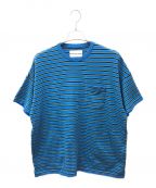 whiz limitedウィズリミテッド）の古着「ボーダーニットポケットT　WL-K-07」｜ブルー