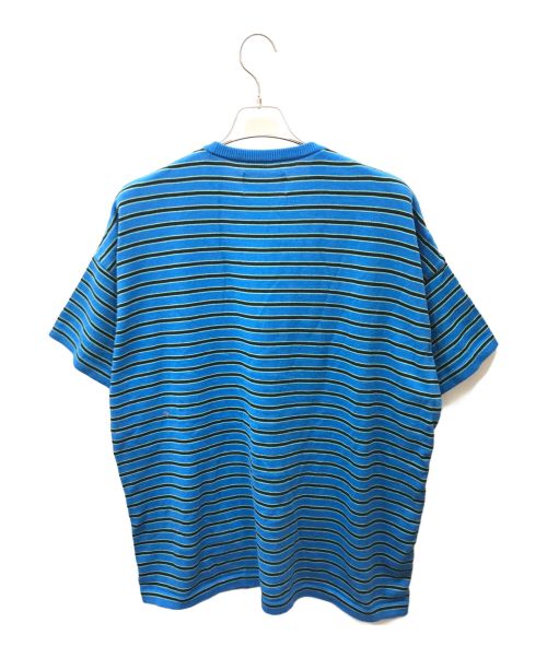 whiz limited（ウィズリミテッド）whiz limited (ウィズリミテッド) ボーダーニットポケットT　WL-K-07 ブルー サイズ:Mの古着・服飾アイテム