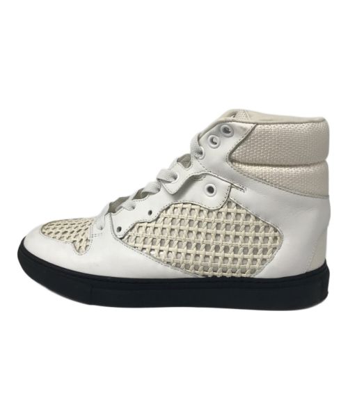 BALENCIAGA（バレンシアガ）BALENCIAGA (バレンシアガ) ハイカットスニーカー　341005 ホワイト×ブラック サイズ:37の古着・服飾アイテム