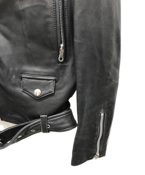 MIDWEST（ミッドウエスト）MIDWEST (ミッドウエスト) レザージャケット ブラック サイズ:1の古着・服飾アイテム