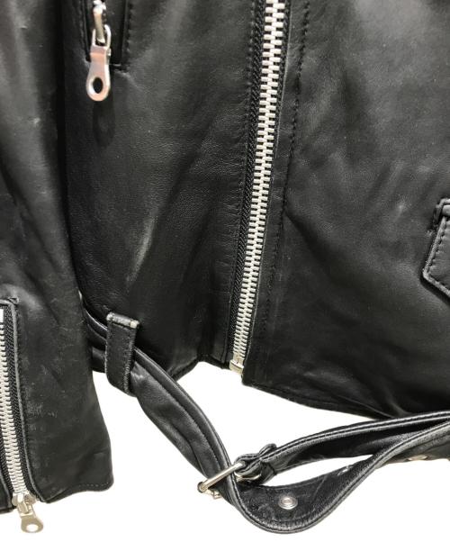 MIDWEST（ミッドウエスト）MIDWEST (ミッドウエスト) レザージャケット ブラック サイズ:1の古着・服飾アイテム