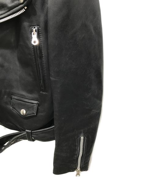 MIDWEST（ミッドウエスト）MIDWEST (ミッドウエスト) レザージャケット ブラック サイズ:1の古着・服飾アイテム