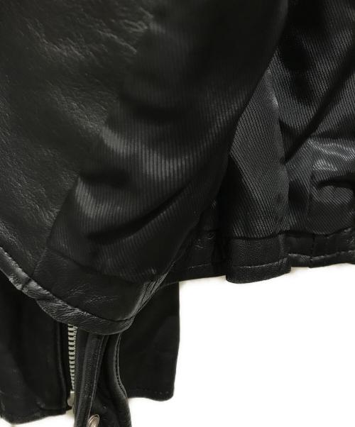 MIDWEST（ミッドウエスト）MIDWEST (ミッドウエスト) レザージャケット ブラック サイズ:1の古着・服飾アイテム