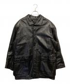 COMSTOCKカムストック）の古着「レザージャケット」｜ブラック