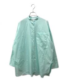 nagonstans（ナゴンスタンス）の古着「デザインアームスタンドカラーシャツ　470GS830-0280」｜ミント