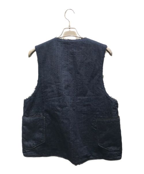 Engineered Garments（エンジニアドガーメンツ）Engineered Garments (エンジニアド ガーメンツ) リバーシブルボアデニムベスト インディゴ サイズ:Sの古着・服飾アイテム