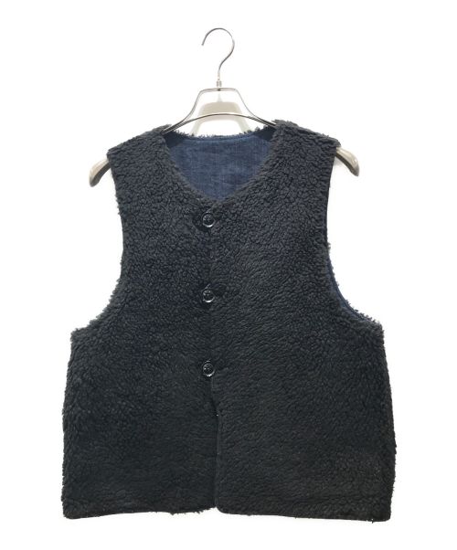 Engineered Garments（エンジニアドガーメンツ）Engineered Garments (エンジニアド ガーメンツ) リバーシブルボアデニムベスト インディゴ サイズ:Sの古着・服飾アイテム