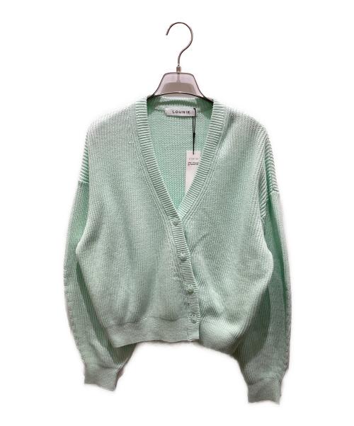 LOUNIE（ルーニー）LOUNIE (ルーニー) カシュクールニットカーディガン グリーン サイズ:F 未使用品の古着・服飾アイテム