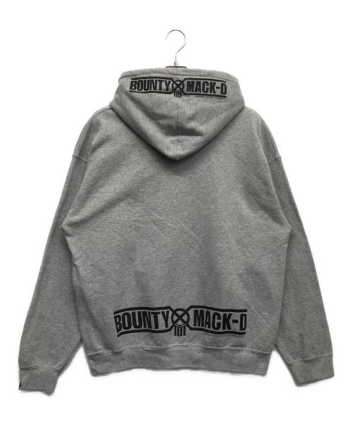 MACKDADDY（マックダディ）MACKDADDY (マックダディ) BOUNTY HUNTER (バウンティハンター) PULLOVER HOODIE グレー サイズ:Lの古着・服飾アイテム