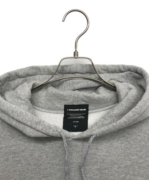 MACKDADDY（マックダディ）MACKDADDY (マックダディ) BOUNTY HUNTER (バウンティハンター) PULLOVER HOODIE グレー サイズ:Lの古着・服飾アイテム