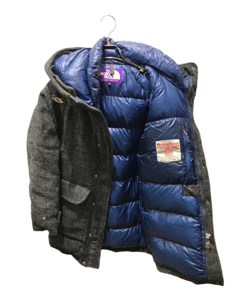 THE NORTHFACE PURPLELABEL（ザ・ノースフェイス パープルレーベル）THE NORTHFACE PURPLELABEL (ザ・ノースフェイス パープルレーベル) Harris Tweed (ハリスツイード) LONG SEROW　ND2569N グレー サイズ:Mの古着・服飾アイテム