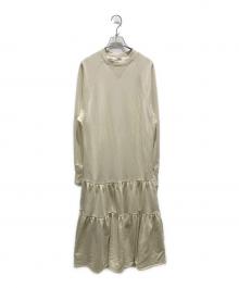 furfur（ファーファー）の古着「ティアードスウェットワンピース　RWCO234113」｜ベージュ