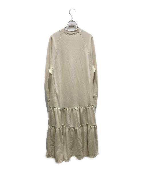 furfur（ファーファー）furfur (ファーファー) ティアードスウェットワンピース　RWCO234113 ベージュ サイズ:Fの古着・服飾アイテム