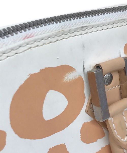 LOUIS VUITTON（ルイ ヴィトン）LOUIS VUITTON (ルイ ヴィトン) ハンドバッグ　M92176　グラフィティ アルマ ホリゾンタル ホワイト×ベージュの古着・服飾アイテム