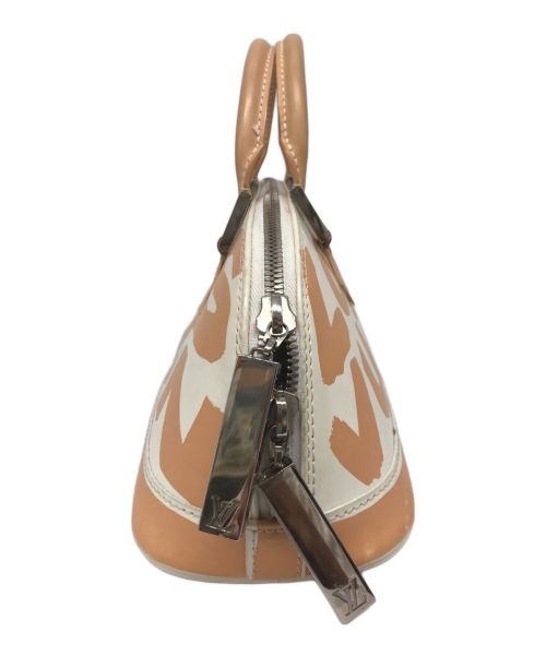 LOUIS VUITTON（ルイ ヴィトン）LOUIS VUITTON (ルイ ヴィトン) ハンドバッグ　M92176　グラフィティ アルマ ホリゾンタル ホワイト×ベージュの古着・服飾アイテム