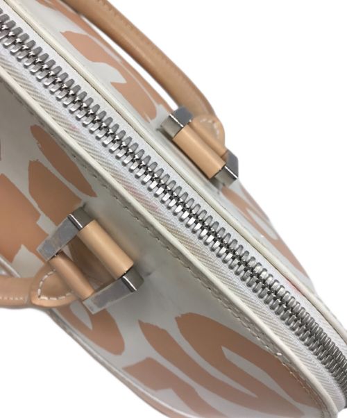 LOUIS VUITTON（ルイ ヴィトン）LOUIS VUITTON (ルイ ヴィトン) ハンドバッグ　M92176　グラフィティ アルマ ホリゾンタル ホワイト×ベージュの古着・服飾アイテム