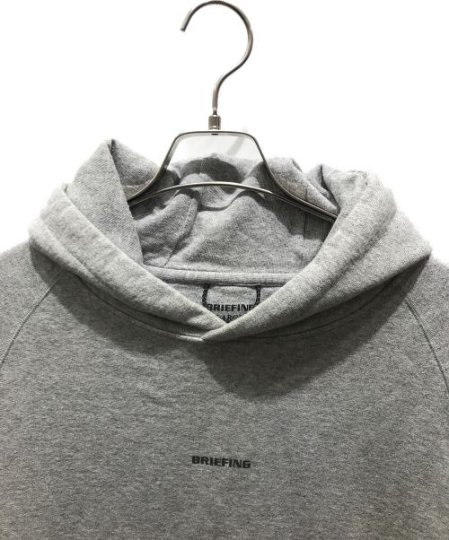 BRIEFING（ブリーフィング）BRIEFING (ブリーフィング) プルオーバーパーカー　BRA203F10 グレー サイズ:Lの古着・服飾アイテム