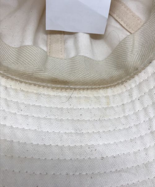 JIL SANDER+（ジルサンダープラス）JIL SANDER+ (ジルサンダープラス) コットンバケットハット　JPUS590911 MS241900 アイボリーの古着・服飾アイテム