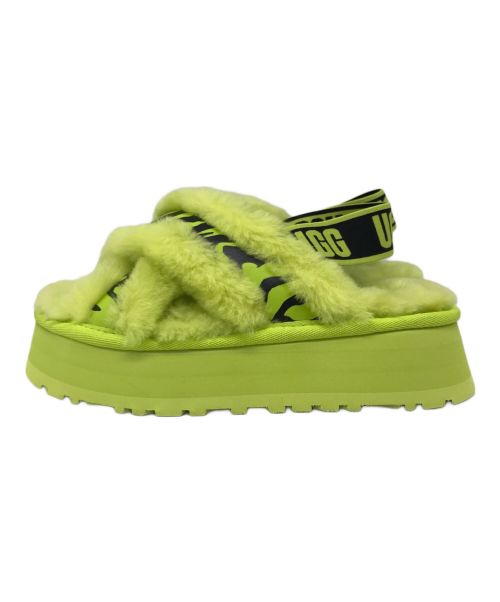 UGG（アグ）UGG (アグ) Disco Cross Slide Animalia　1128213 イエロー サイズ:22cmの古着・服飾アイテム
