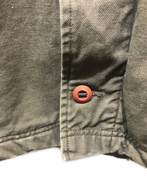 stussy（ステューシー）stussy (ステューシー) 裏ボアミリタリージャケット　OLD STUSSY オリーブ サイズ:Mの古着・服飾アイテム
