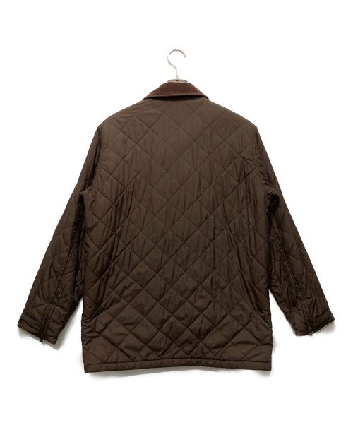 Eddie Bauer（エディーバウアー）Eddie Bauer (エディーバウアー) リバーシブルキルティングジャケット ブラウン サイズ:Mの古着・服飾アイテム