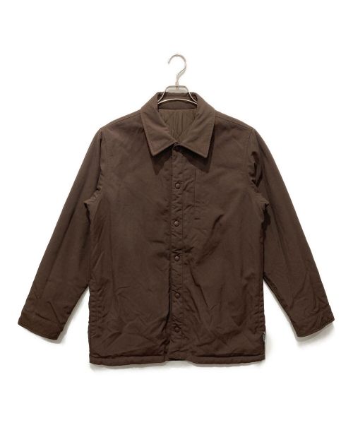 Eddie Bauer（エディーバウアー）Eddie Bauer (エディーバウアー) リバーシブルキルティングジャケット ブラウン サイズ:Mの古着・服飾アイテム