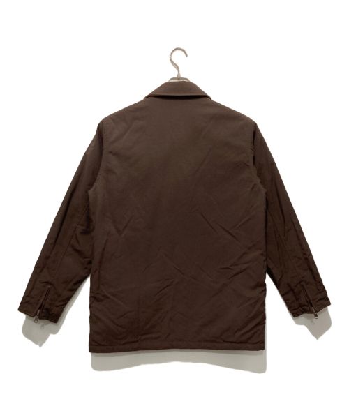 Eddie Bauer（エディーバウアー）Eddie Bauer (エディーバウアー) リバーシブルキルティングジャケット ブラウン サイズ:Mの古着・服飾アイテム