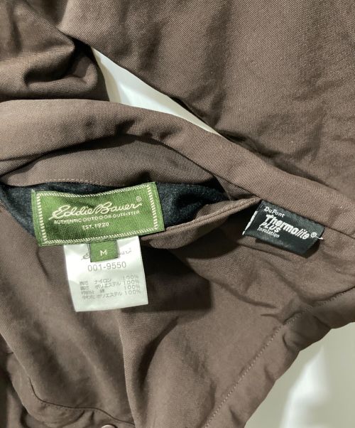 Eddie Bauer（エディーバウアー）Eddie Bauer (エディーバウアー) リバーシブルキルティングジャケット ブラウン サイズ:Mの古着・服飾アイテム