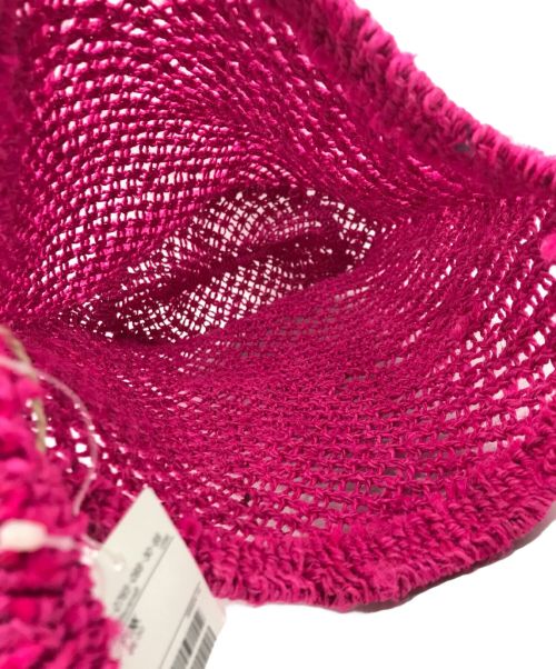 MAISON BENGAL（マイソンベンガル）MAISON BENGAL (マイソンベンガル) ジュートショルダーバッグ ピンク 未使用品の古着・服飾アイテム