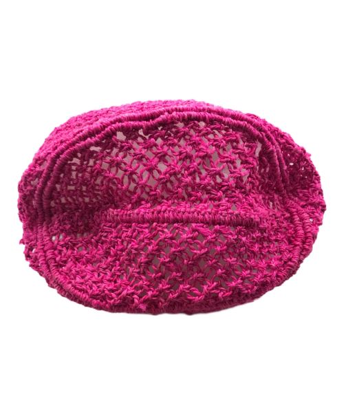 MAISON BENGAL（マイソンベンガル）MAISON BENGAL (マイソンベンガル) ジュートショルダーバッグ ピンク 未使用品の古着・服飾アイテム