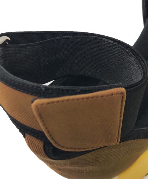 MARNI（マルニ）MARNI (マルニ) アンクルストラップサンダル ブラウン×イエロー サイズ:記載無しの為実寸参照の古着・服飾アイテム