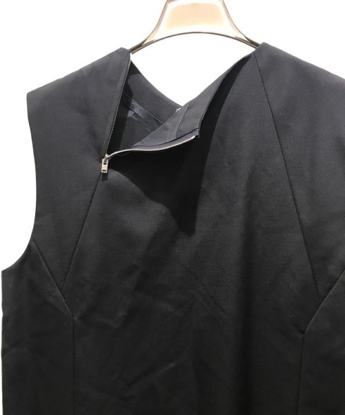 HYKE（ハイク）HYKE (ハイク) ノースリーブワンピース ネイビー サイズ:記載無しの為実寸参照の古着・服飾アイテム