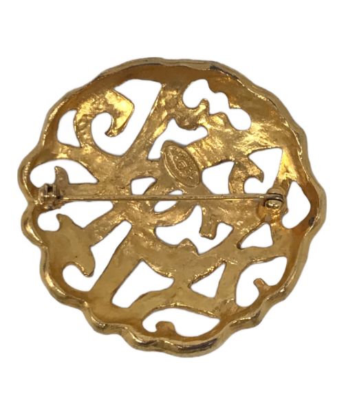 CHANEL（シャネル）CHANEL (シャネル) ブローチ　プレート刻印25 ゴールドの古着・服飾アイテム