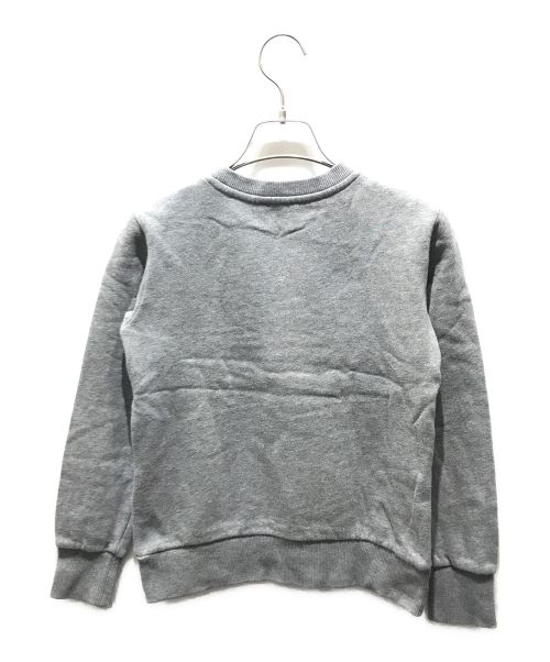 MONCLER（モンクレール）MONCLER (モンクレール) BOXロゴワッペン付 クルーネック スウェット　E29548026750 グレー サイズ:140㎝の古着・服飾アイテム