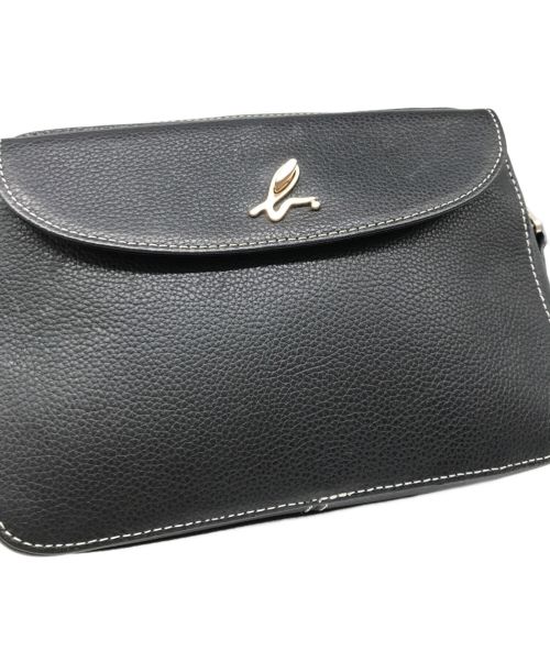 agnes b voyage（アニエスベーボヤージュ）agnes b voyage (アニエスベーボヤージュ) ショルダーカメラバッグ ブラックの古着・服飾アイテム