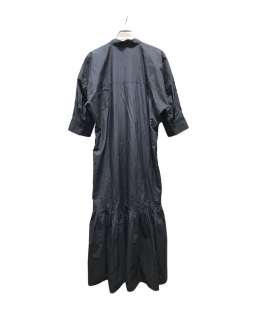 MACPHEE（マカフィー）MACPHEE (マカフィー) コットンブロード ティアードワンピース　12-06-21-06703 ネイビー サイズ:Sの古着・服飾アイテム