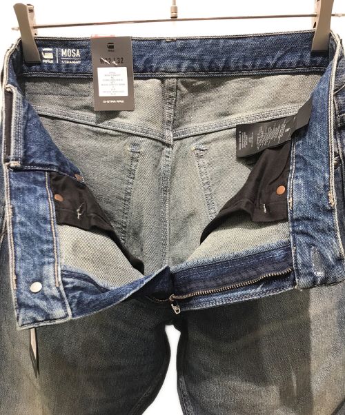 G-STAR RAW（ジースターロゥ）G-STAR RAW (ジースターロゥ) Mosa Straight Jeans　D23692-D434-G354 インディゴ サイズ:32 未使用品の古着・服飾アイテム