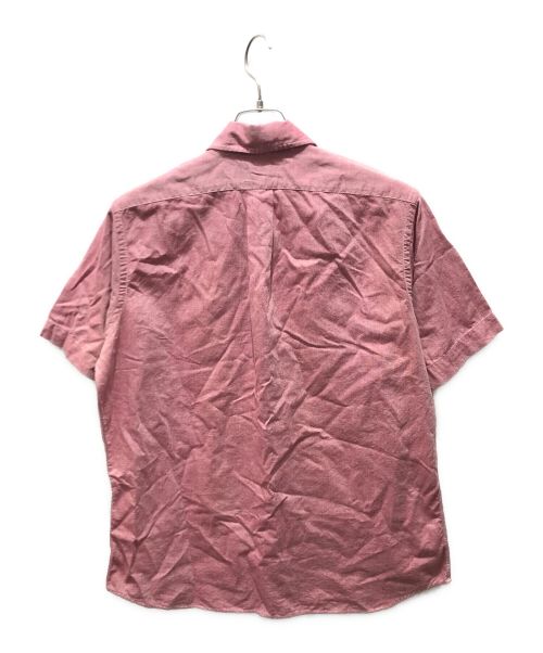 INDIVIDUALIZED SHIRTS（インディビジュアライズドシャツ）INDIVIDUALIZED SHIRTS (インディビジュアライズドシャツ) 半袖シャツ レッド サイズ:16の古着・服飾アイテム