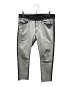 DIESELディーゼル）の古着「Sleenker X SP Jeans」｜ブラック×グレー