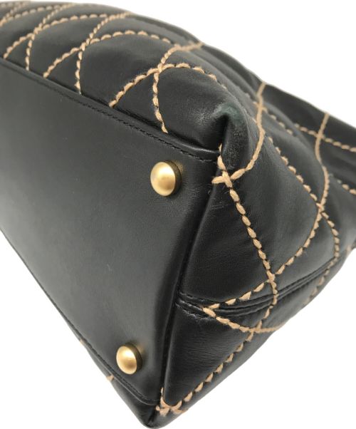 CHANEL（シャネル）CHANEL (シャネル) ワイルドステッチワンショルダーバッグ　8261611 ブラックの古着・服飾アイテム